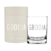 Groom Rocks Glass